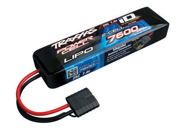 Traxxas 2869X Power Cell Lipo Battery 7600 mAh 7.4 Volt 2S for Traxxas Standart Models (1:10)