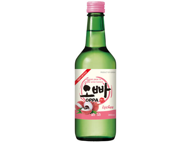 OPPA - Soju Boisson Alcool Coréenne Litchi ALC 12% - 360ml