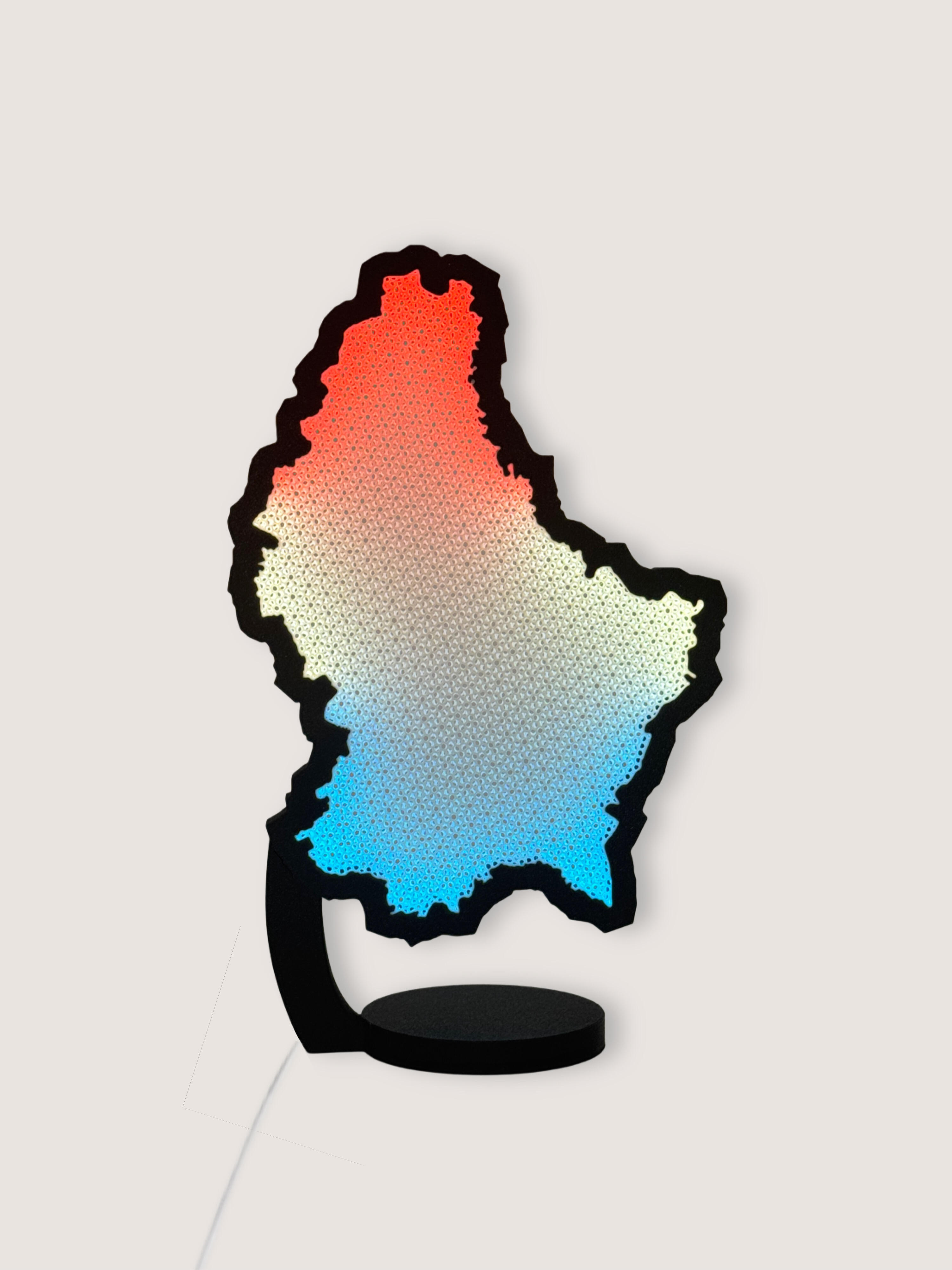 Let's make it shine: LËT’Z LAMP - Support de table, Noir