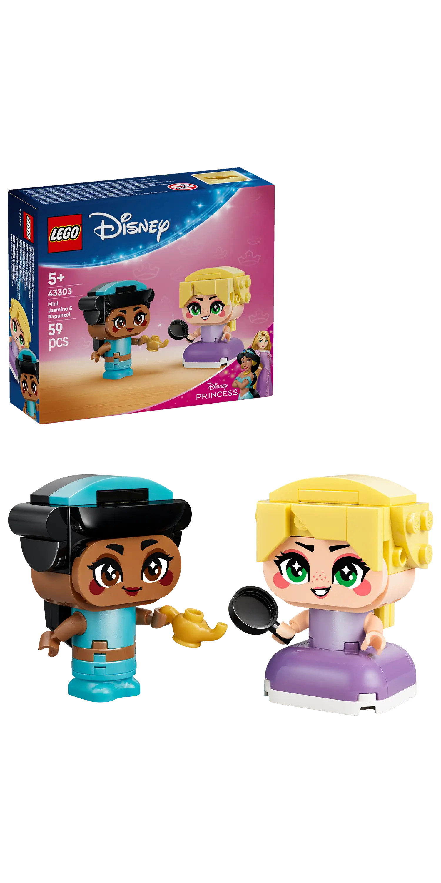 Die Mini-Prinzessinnen Jasmin und Rapunzel (43303)