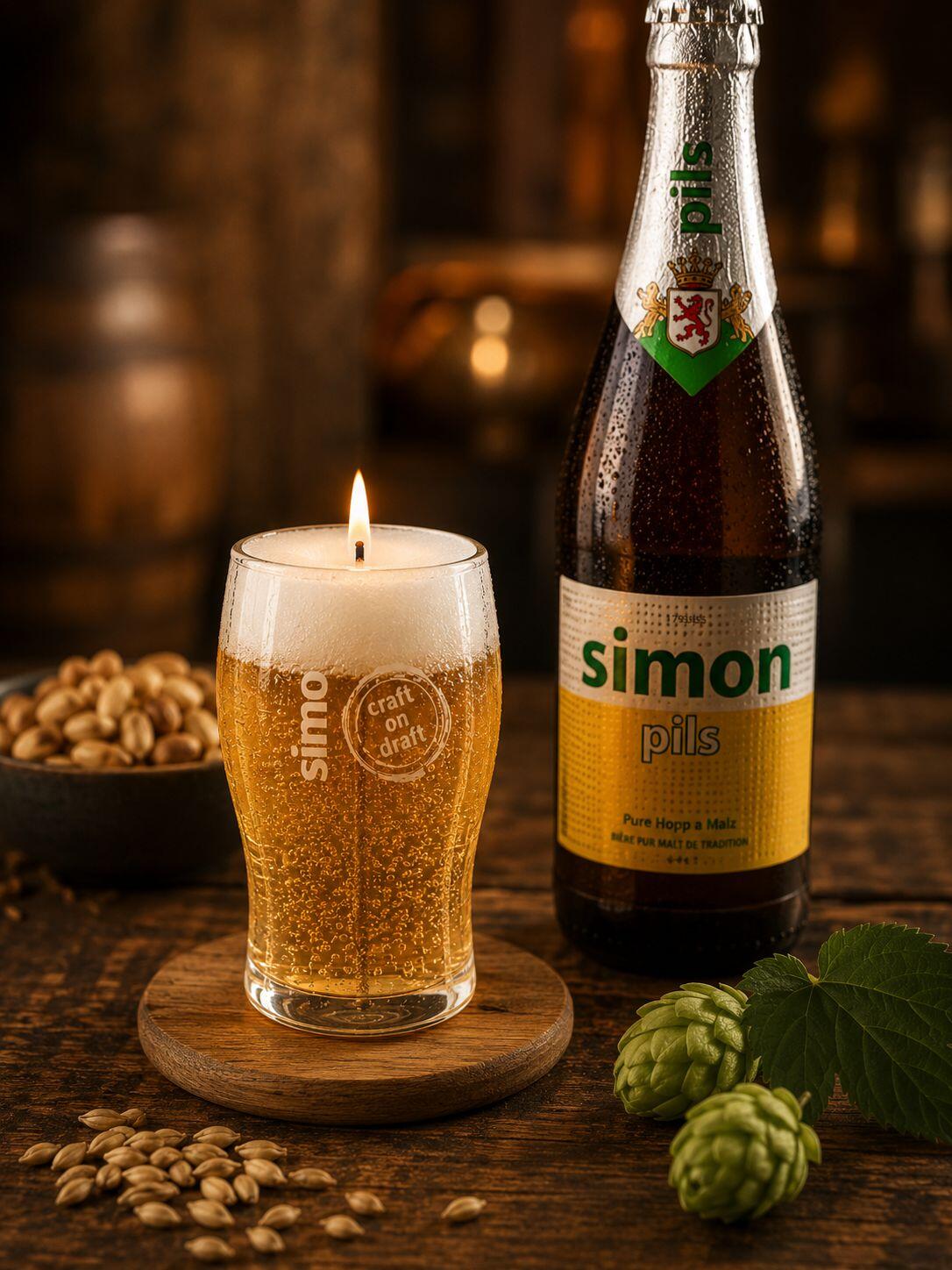 Bierkerze "Willibecher" - Simon