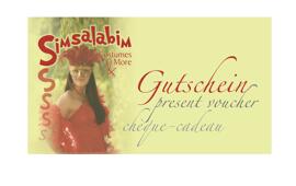 Gift Cards & Certificates Gutschein