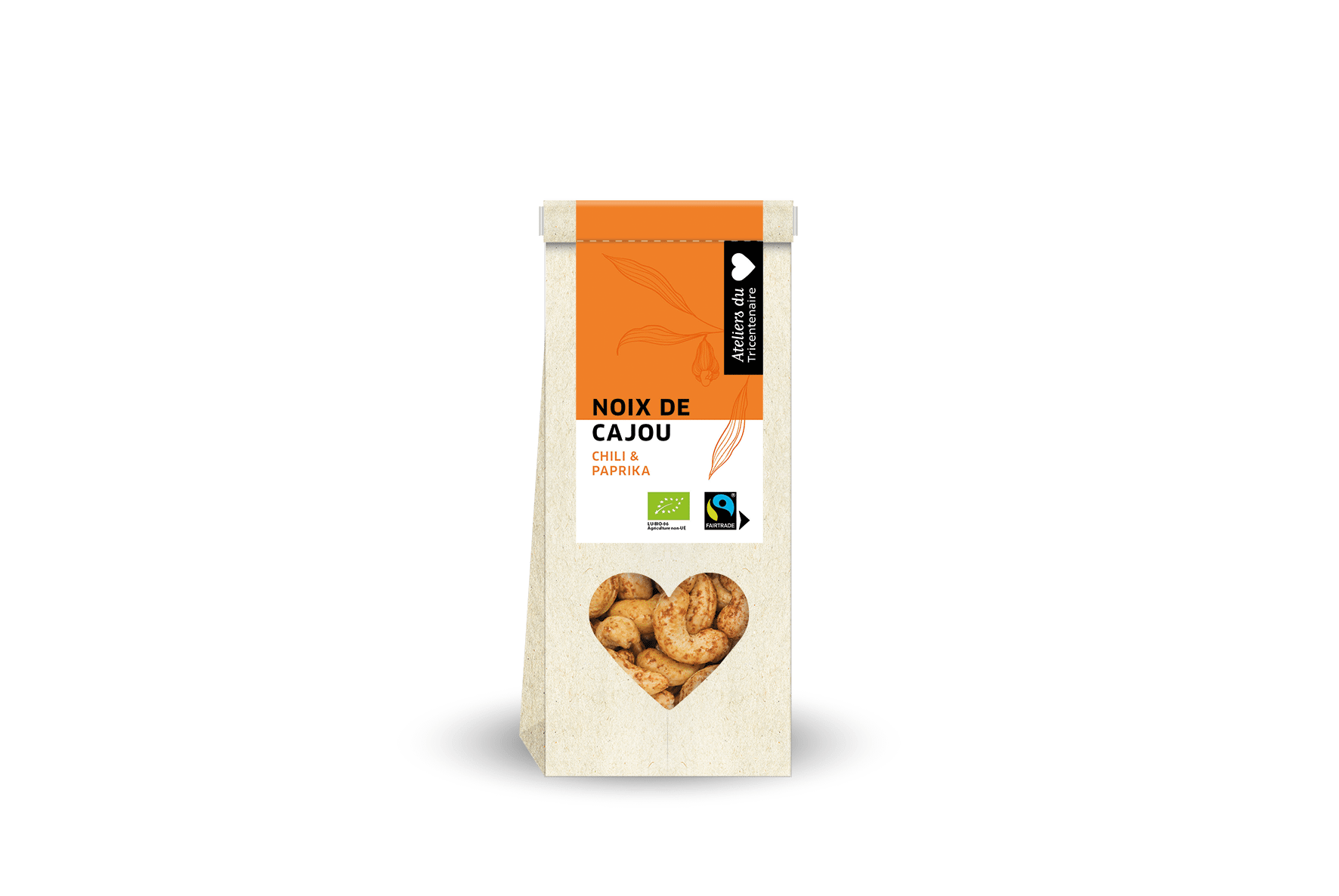 Cashewnüsse Chili &amp; Paprika 150g /LU-BIO-06