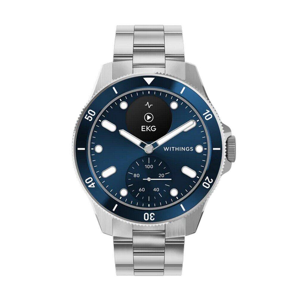 Withings - HWA10-model 7-all-in - Montre hybride - Hommes - ScanWatch Nova bleu