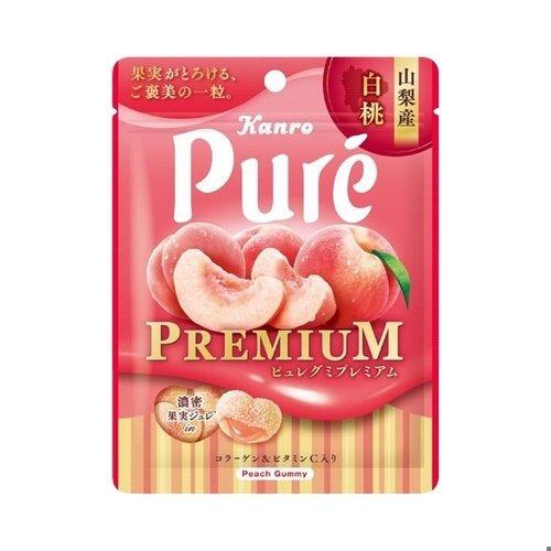 KANRO - Peach Purée Candy - 54g - Product of Japan