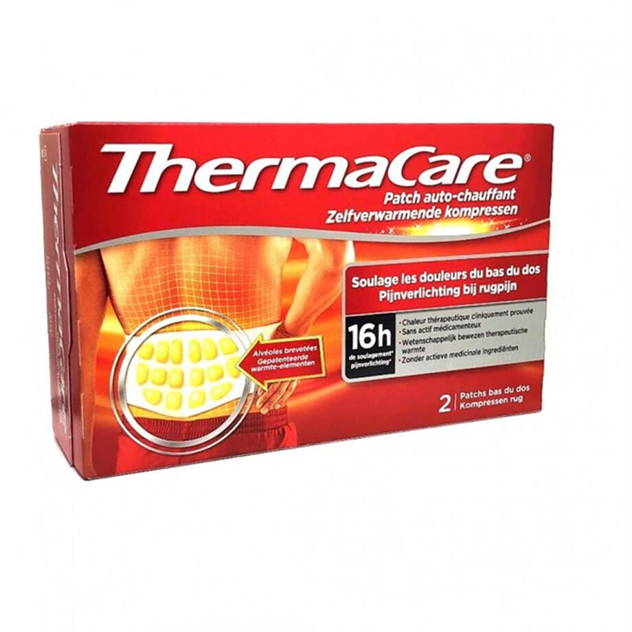 THERMACARE 2 PATCHS, BAS DU DOS, 16 H