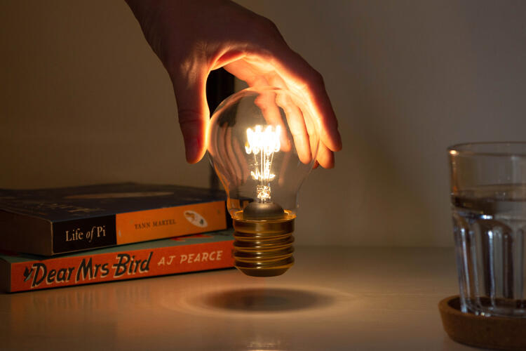 Ampoule filament sans fil - Idéal comme décoration de table pour votre fête, Rechargeable 