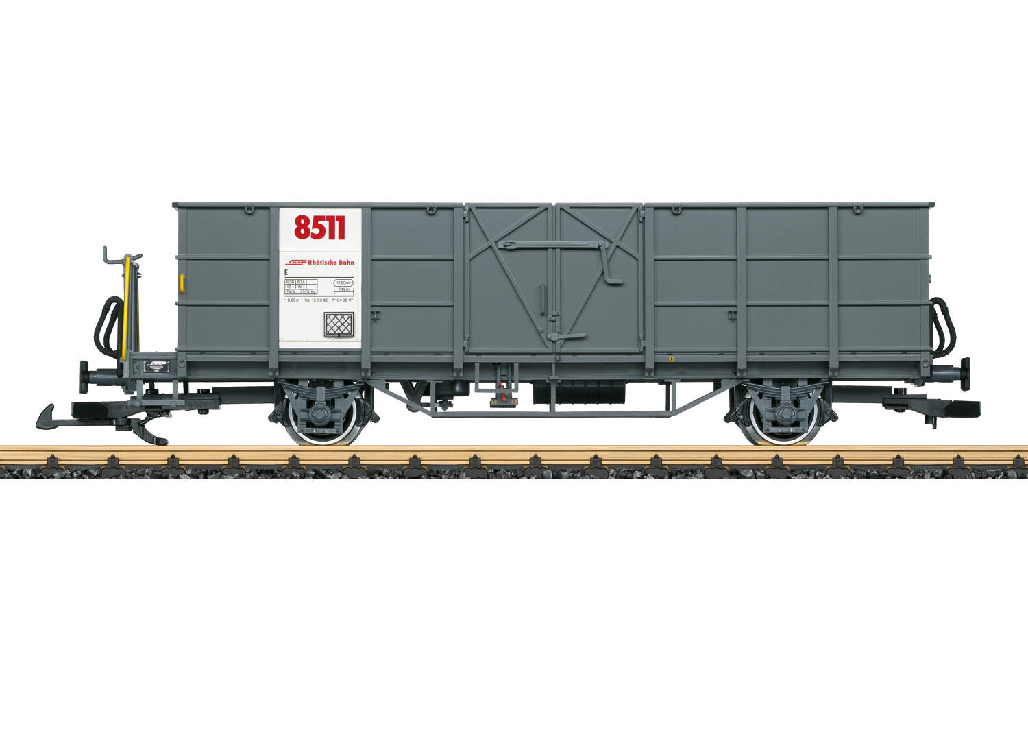 Chariot Coulissant LGB RhB – Réf. 48575, Pour Collectionneur, Modèle Ferroviaire