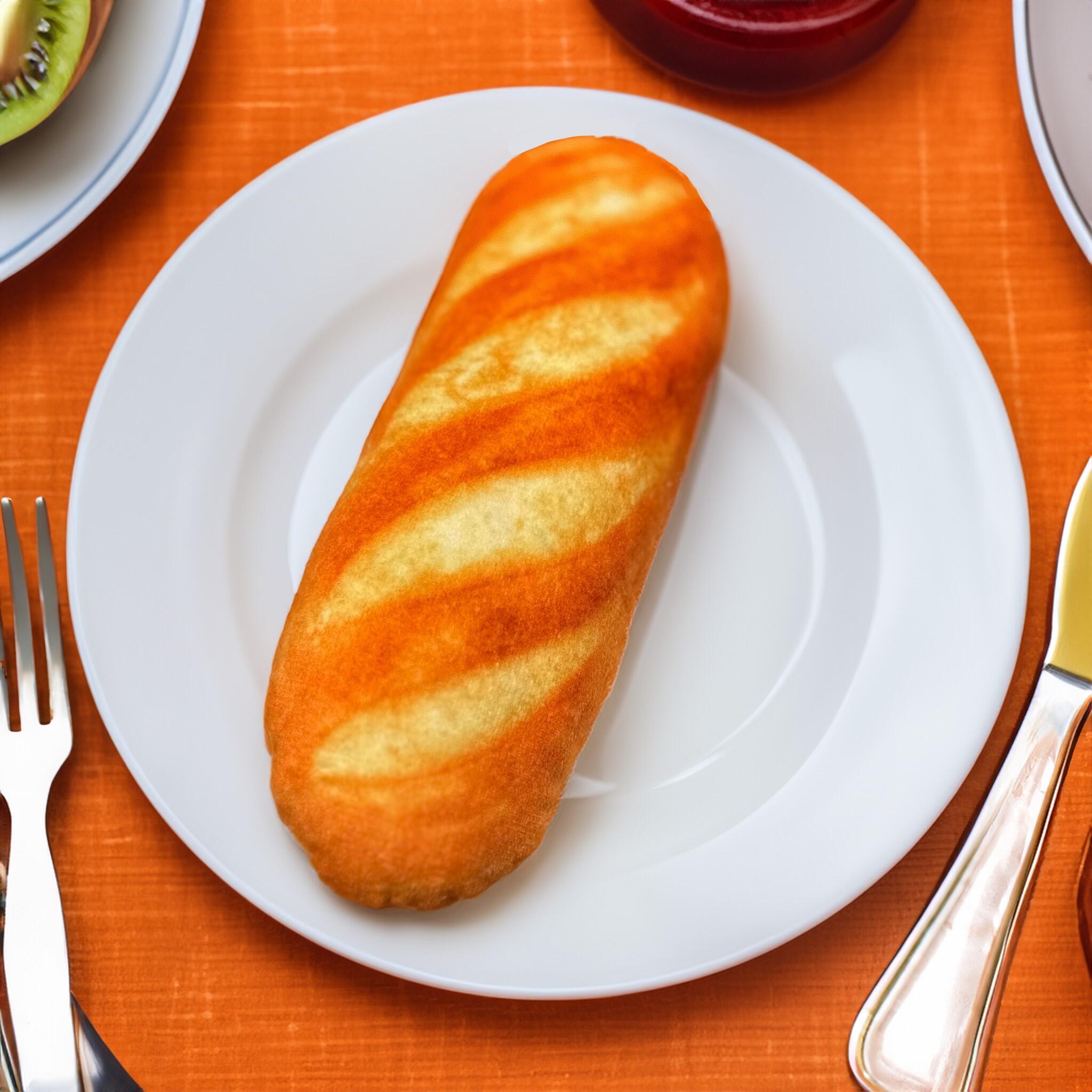 Pawsome Baguette Plüsch-Quietschspielzeug für Hunde