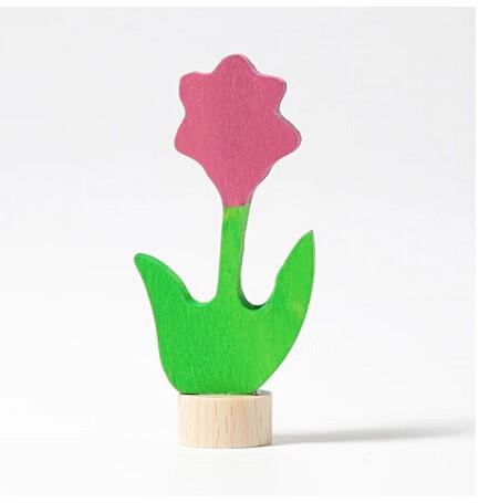 Grimms Steckfigur fleur rose