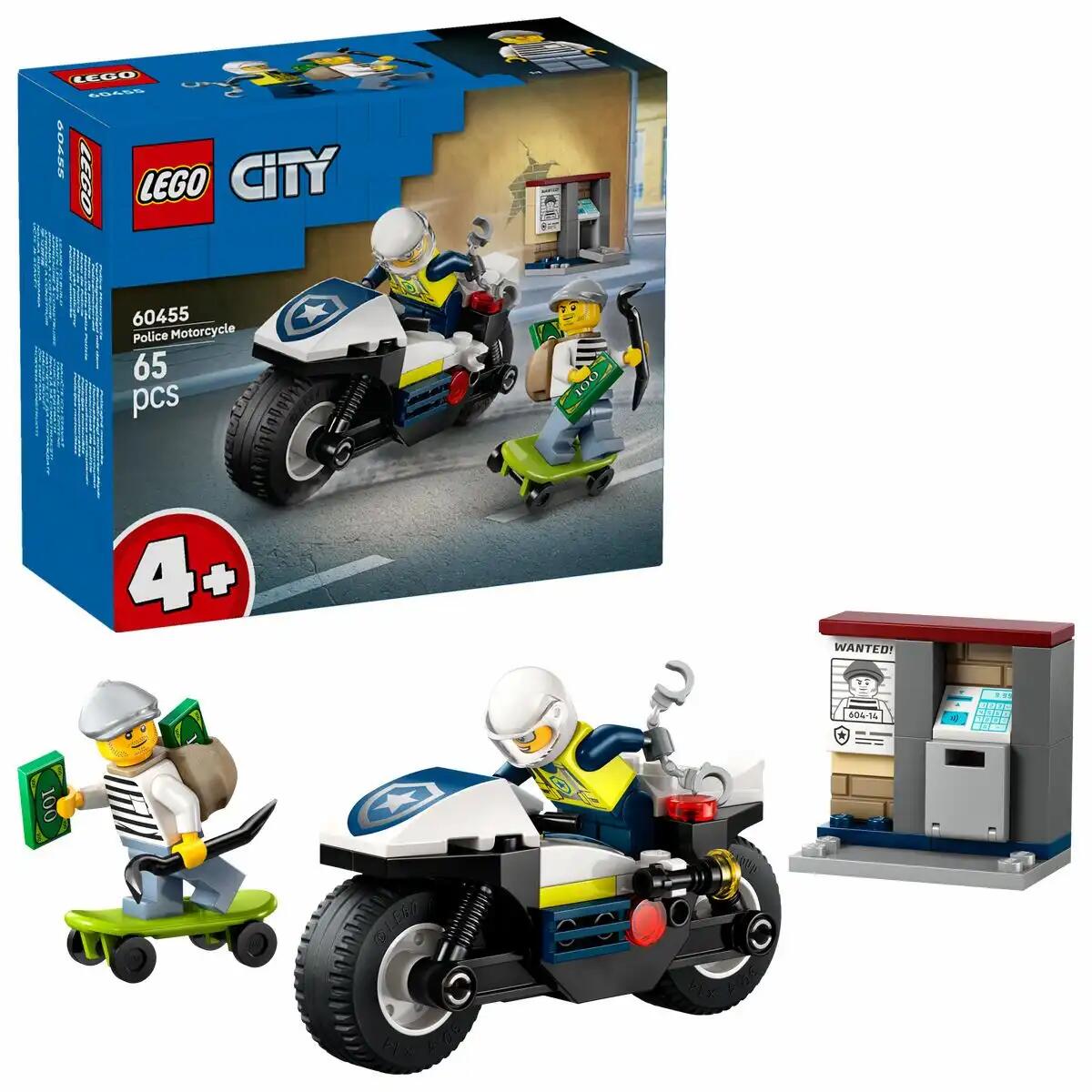 Lego City moto de police