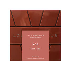 Chocolate bar Lola Valerius - chocolatier du Luxembourg