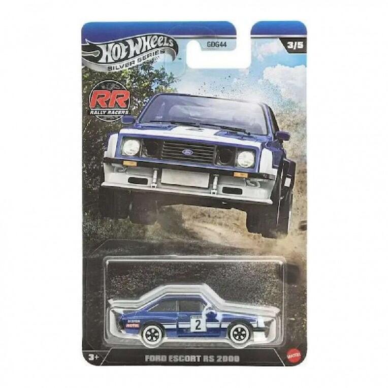Hot Wheels - Silver Series - #GDG44 JKX63 - Rally Racers - Ford Escort RS 2000 - 1/64