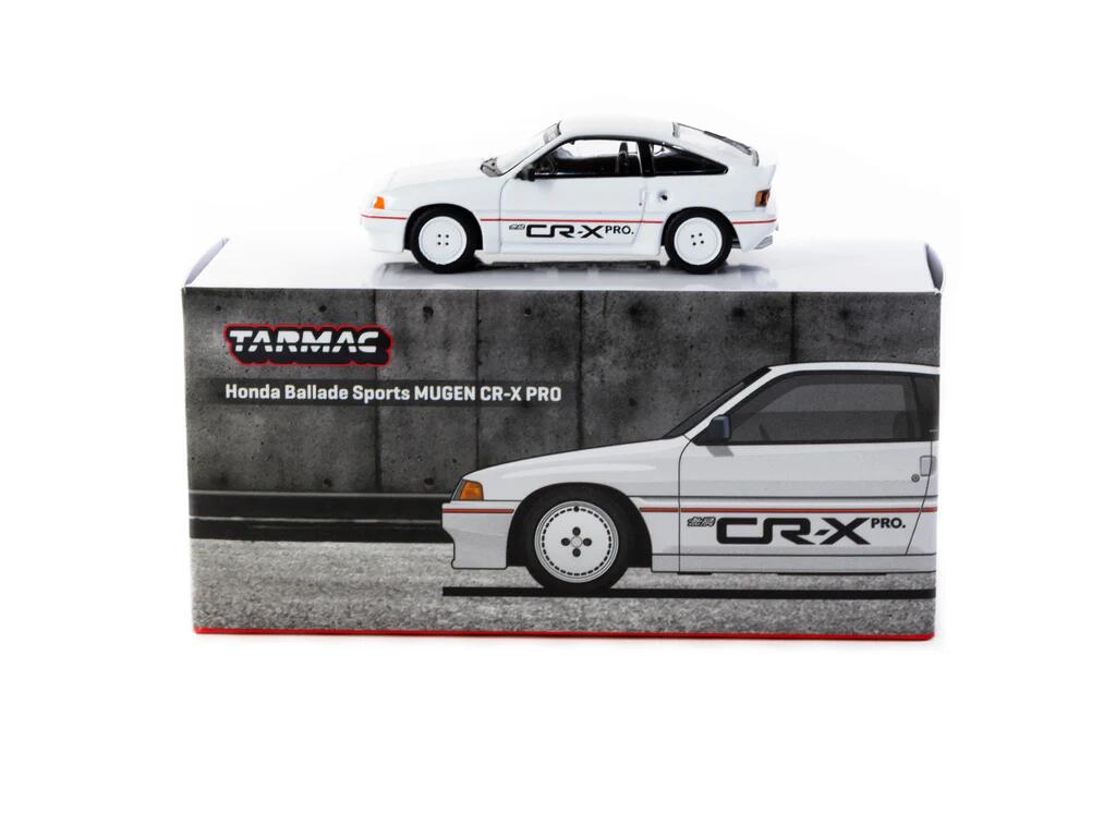 Tarmac Works - #T64G-TL058-WH - Honda Ballade Sports Mugen CR-X Pro - white - 1:64 scale