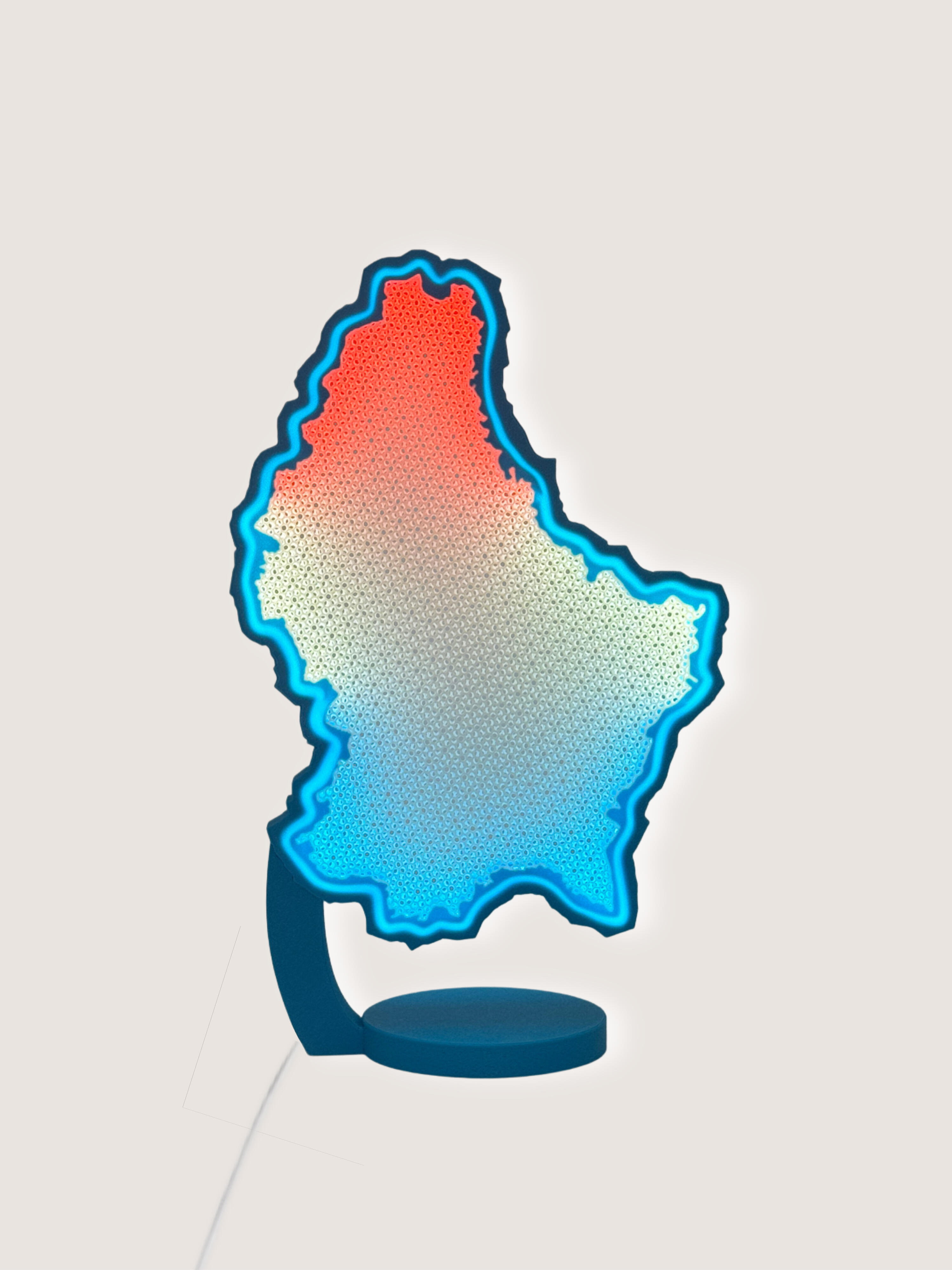 Let's make it shine: LËT’Z LAMP - Support de table, Bleu