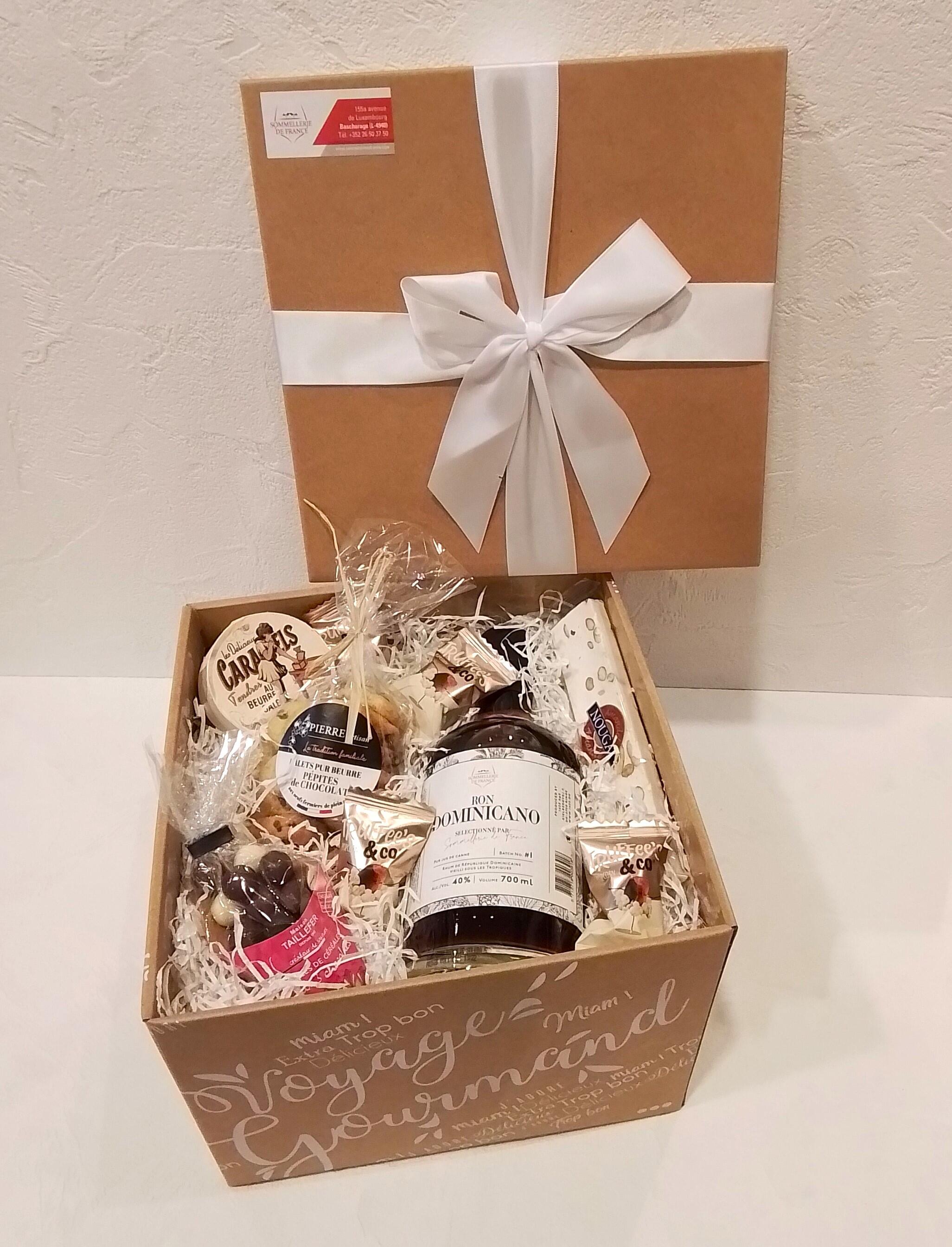 Corbeille cadeau Rhum Dominicano