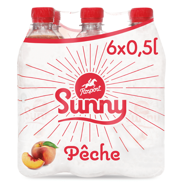 ROSPORT SUNNY PEACH PET 6X50CL