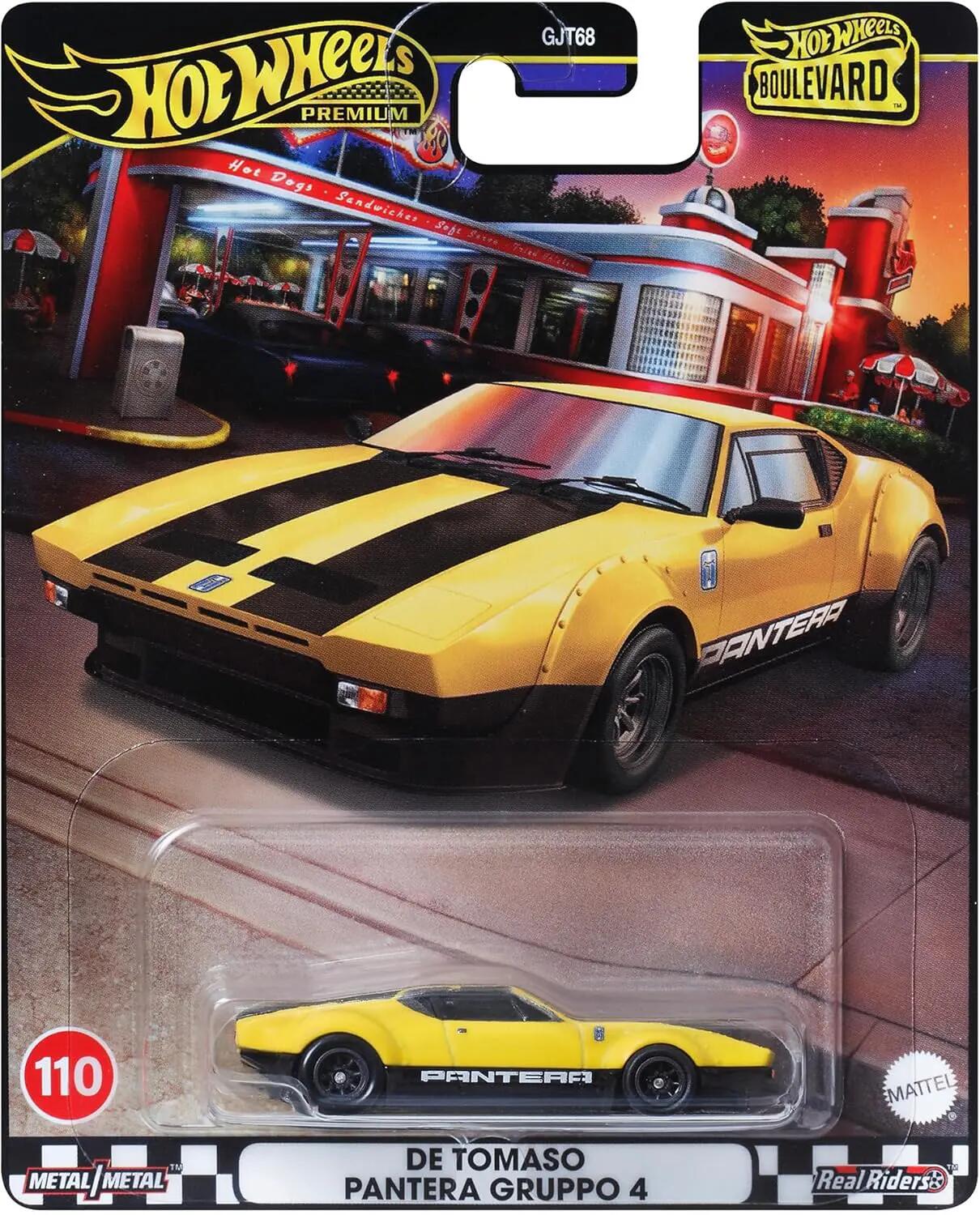 Hot Wheels Premium - #GJT68 HRT75 - De Tomaso Pantera Gruppo 4 - Boulevard #110 - Hot Wheels Premium - 1/64