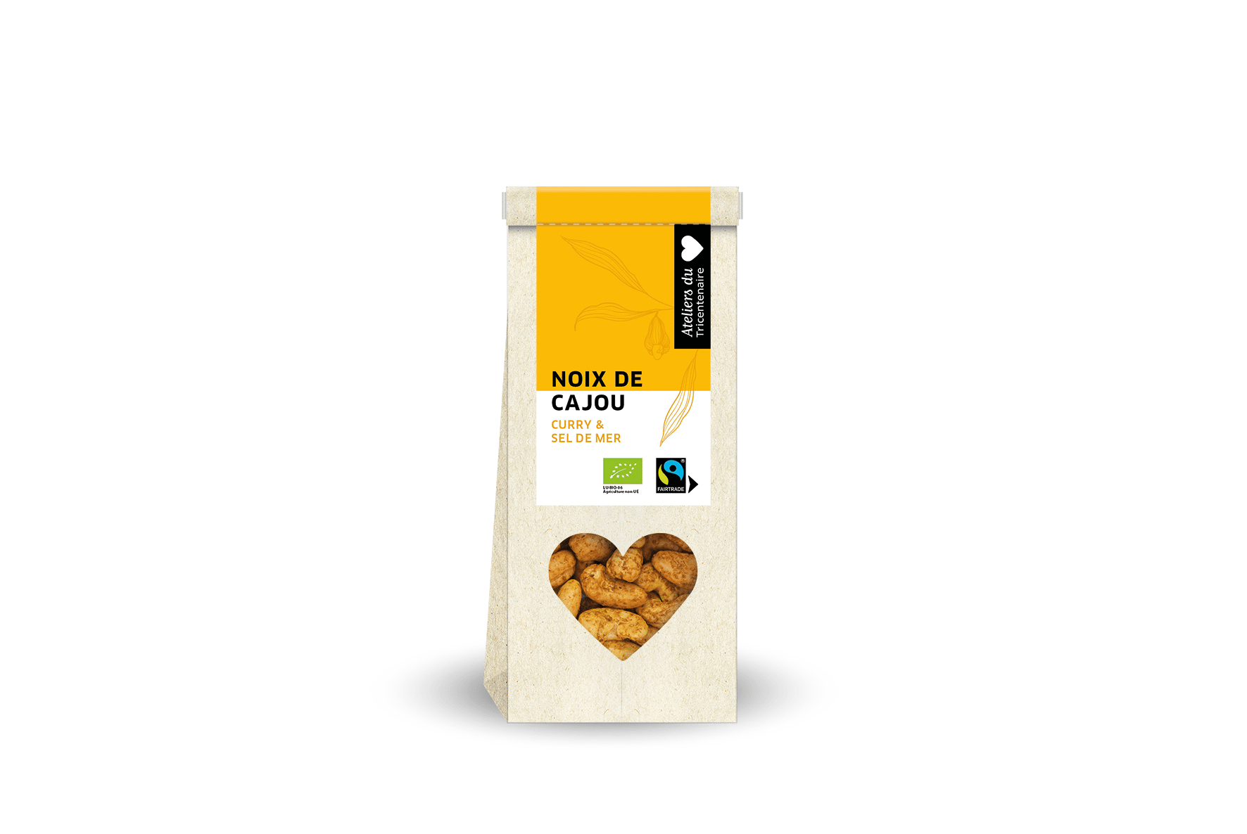 Cashew Curry &amp; Sea Salt 150g /LU-BIO-06