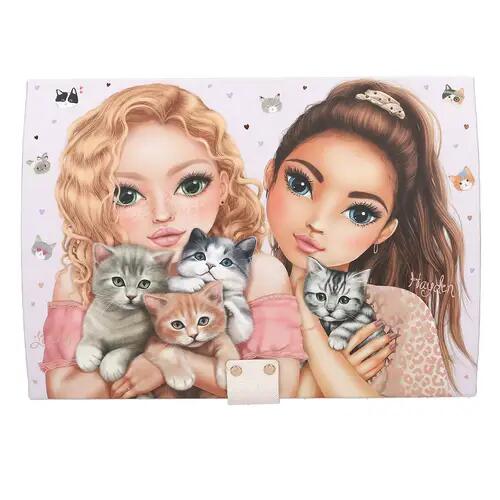 TOPModel large jewelry box with code and sound CAT LOVE