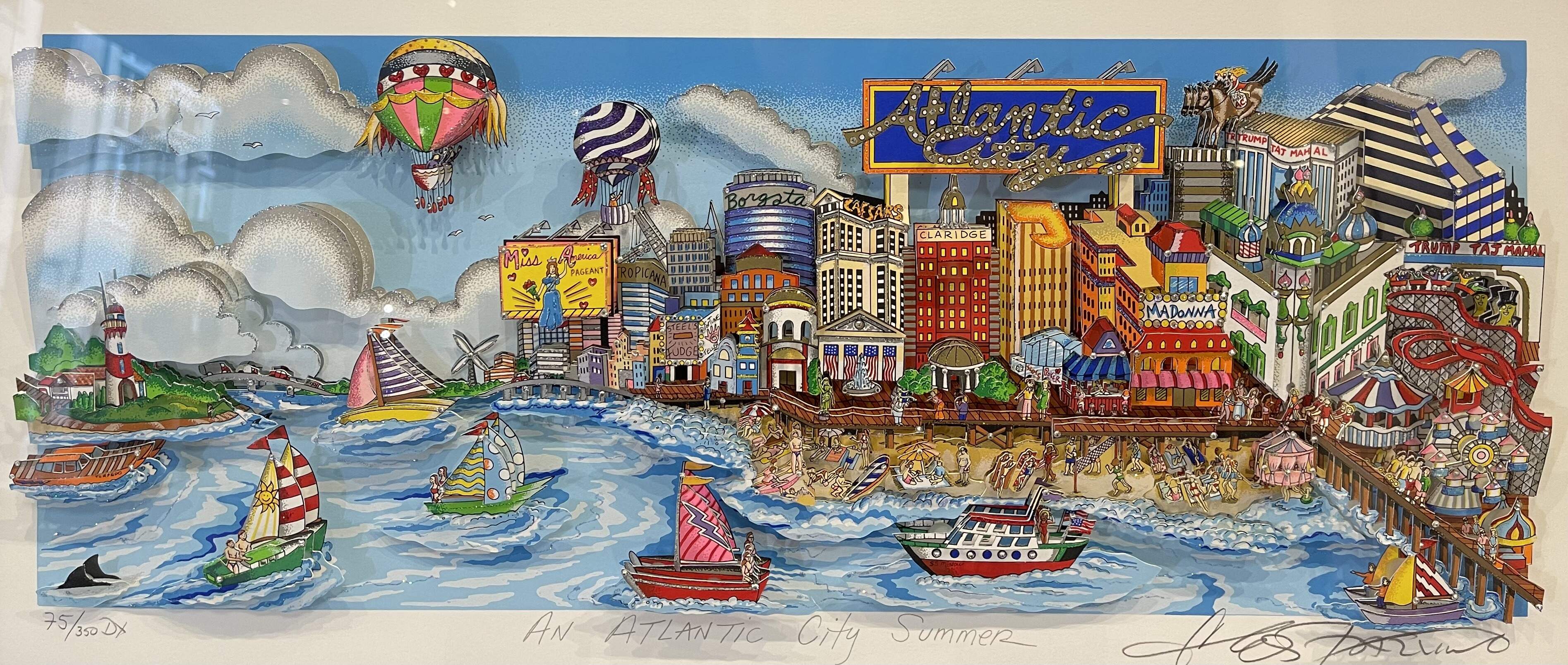 Charles Fazzino Charles FAZZINO - AN ATLANTIC CITY | Letzshop