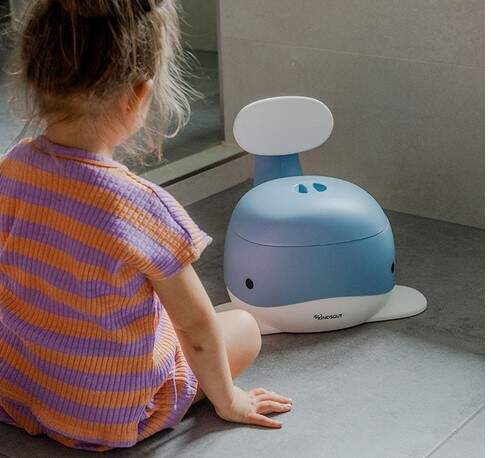 Kindsgut Potty Training Toilet In Whale Design, Designed In Germany, Potty Training In A Beautiful Design And High Quality, Pistachio 2 thumbnail image