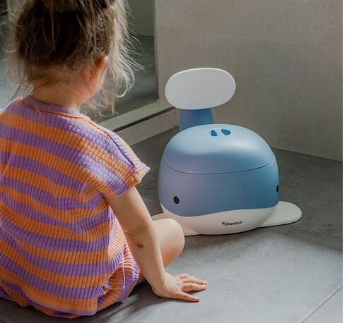 Kindsgut Potty Training Toilet In Whale Design, Designed In Germany, Potty Training In A Beautiful Design And High Quality, Pistachio