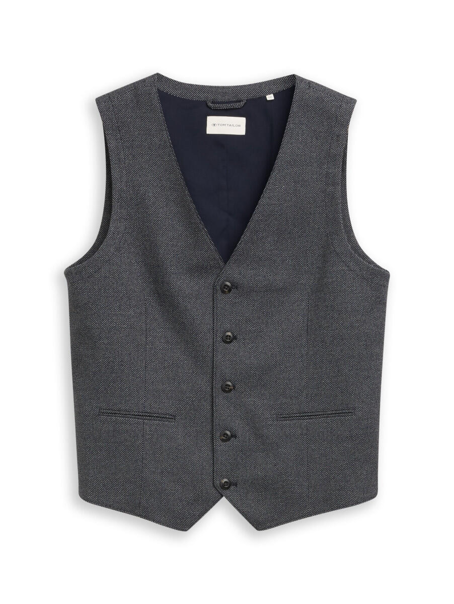 Anzugsweste mit Struktur