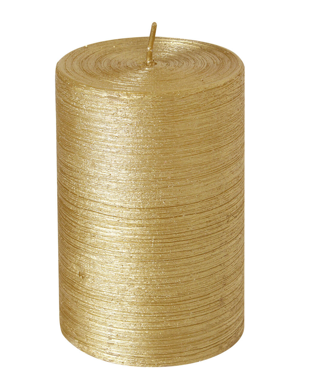 Steinhart Glory Pillar Candle Ø 6.8 x 10 cm gold