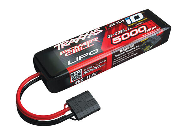 Traxxas 2872X Power Cell LiPo Battery 5000 mAh 11.1V 3S for Traxxas standard models (1:10)