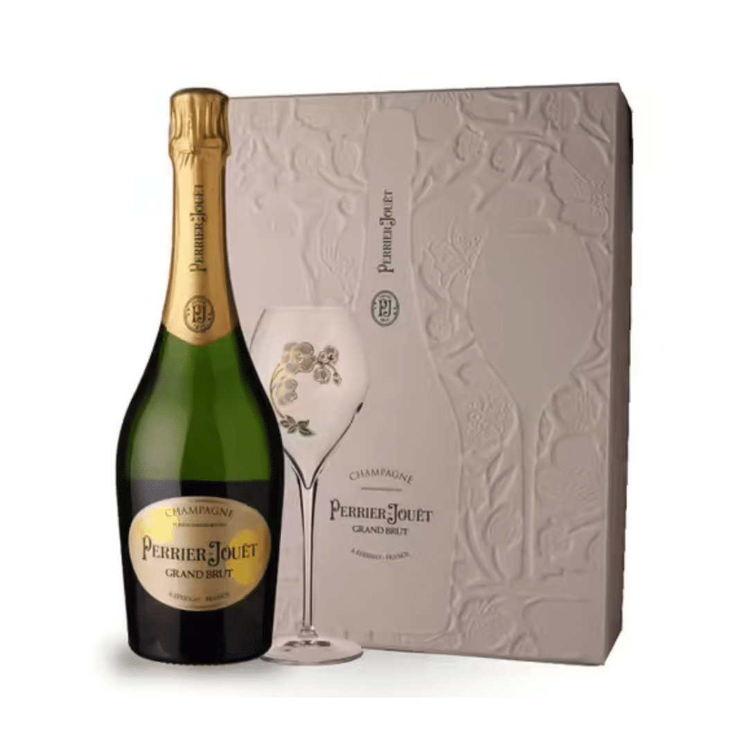 Perrier Jouet Grand Brut Giftset - 75 cl x 12.0 %