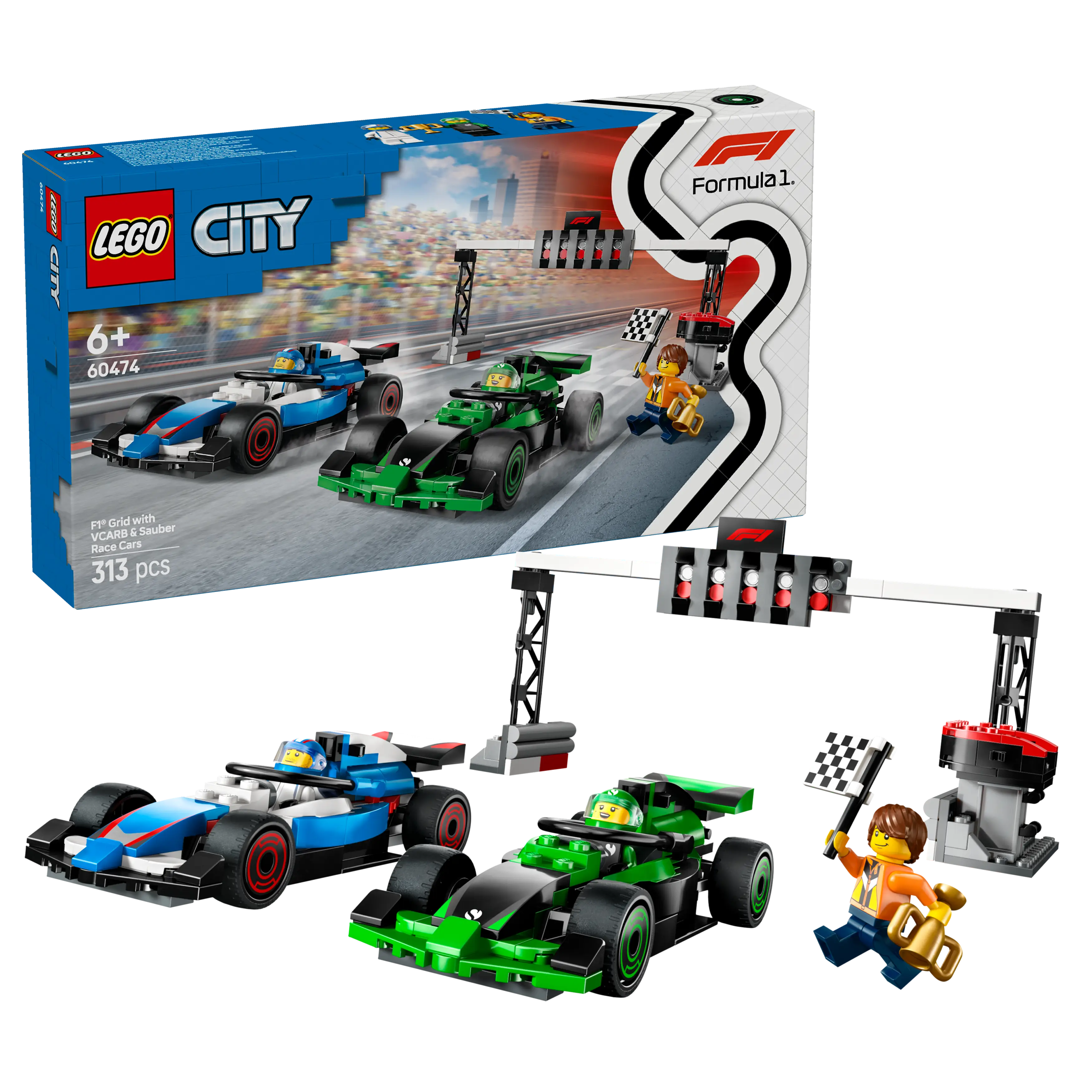 F1® starting grid with VCARB & Sauber race cars (60474)