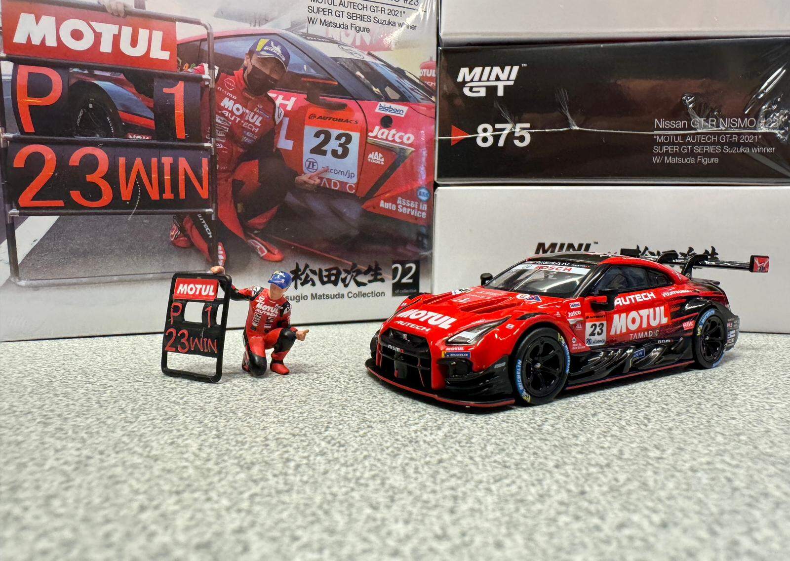 MiniGT MGT00875 Nissan GT-R R35 No.23 Motul Autech | Letzshop