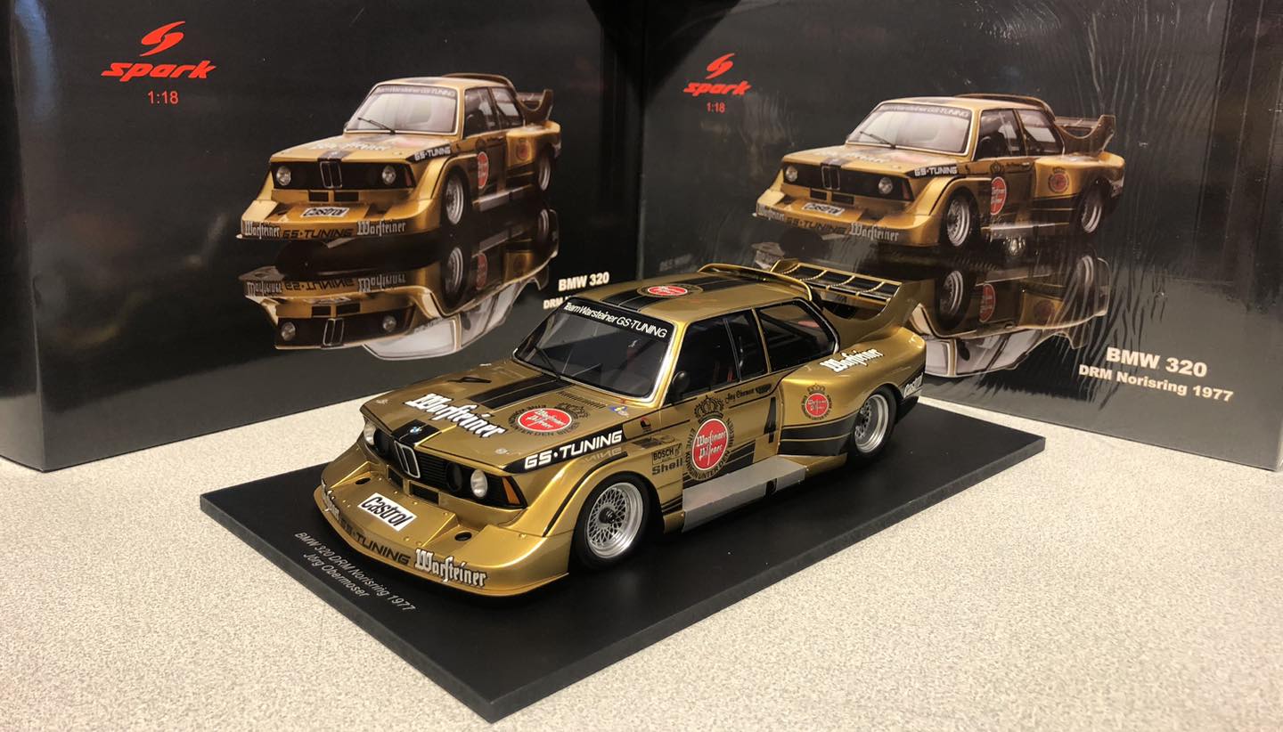 Spark Spark Models 18S389 BMW 320 N°4 DRM Norisring 1977 Spark Spark Models 18S389 BMW 320 N°4 DRM Norisring 1977