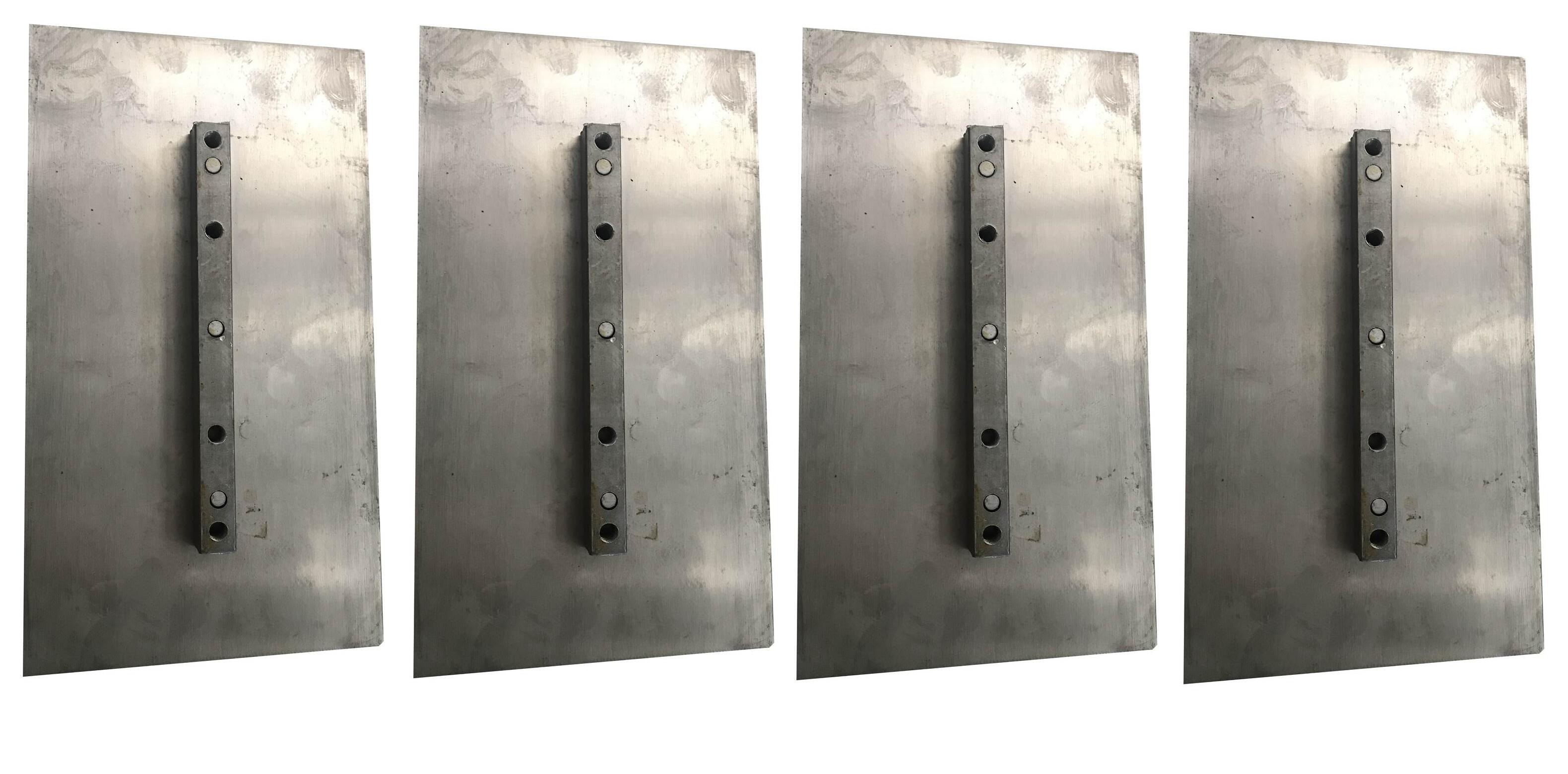 Varan Motors - LAME-S80 4 Pales de finition pour truelle m?canique (265x150mm), lames lisseuse m?canique