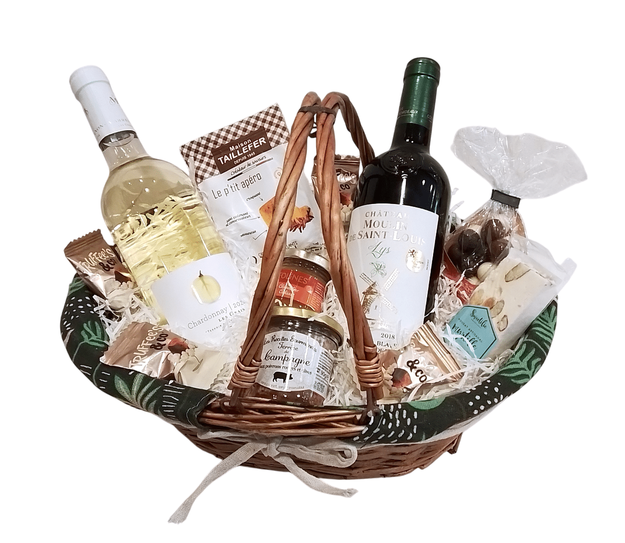 Basket / Gourmet Basket "Little Pleasures"