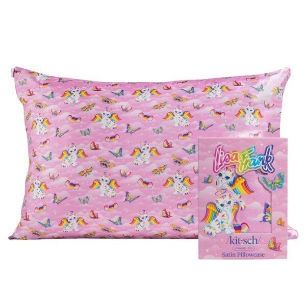 Kitsch x Lisa Frank Standard-Kissenbezug aus Satin