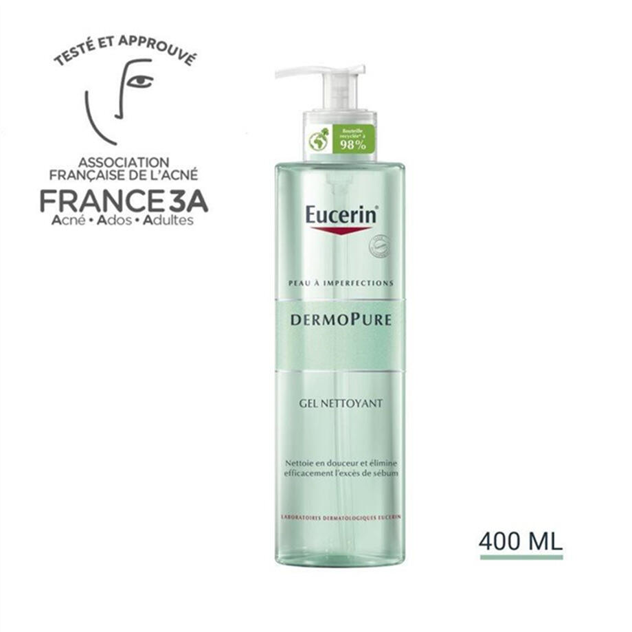 EUCERIN DERMOPURE GEL NETTOYANT  400 ML