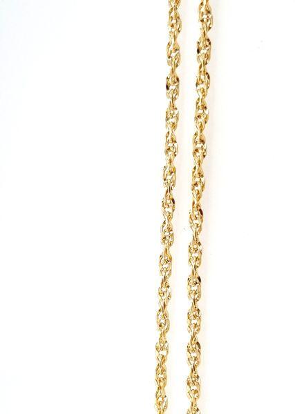 # 60cm 18K yellow gold chain