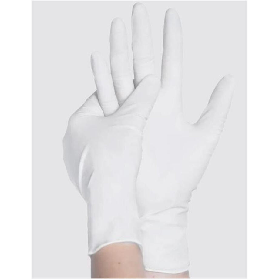 Gants en nitrile, blanc, taille S, non poudres, Eco-Plus, 100 pces