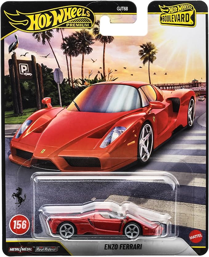 Hot Wheels Premium - #GJT68 JHW22 - Ferrari Enzo - Boulevard #156 - Hot Wheels Premium - 1/64