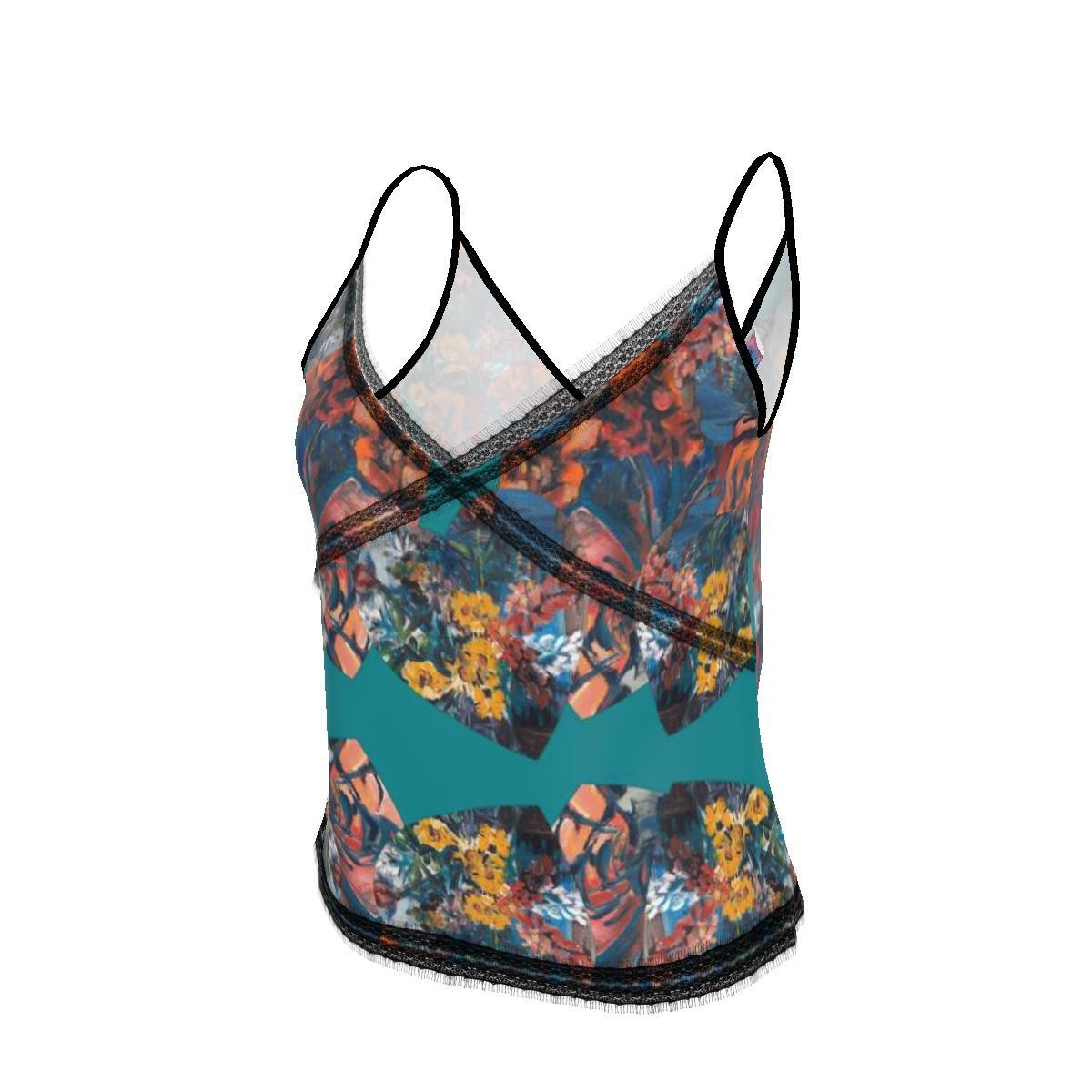 CamiTop with lace: Wildflowers