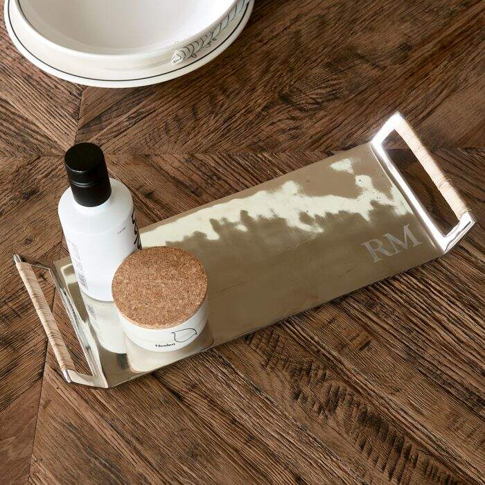 Riviera Maison Palm Beach Tray - serving tray aluminum gloss 1380