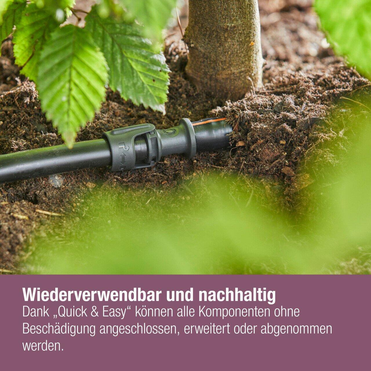 Gardena Drip Irrigation Line for bushes or hedges (25 m) Garden Plus