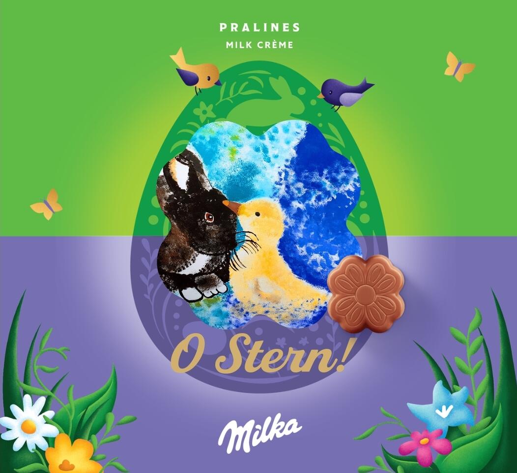 Edition spéciale Milka Coffret cadeau de pralines de Pâques : L'heure de gloire