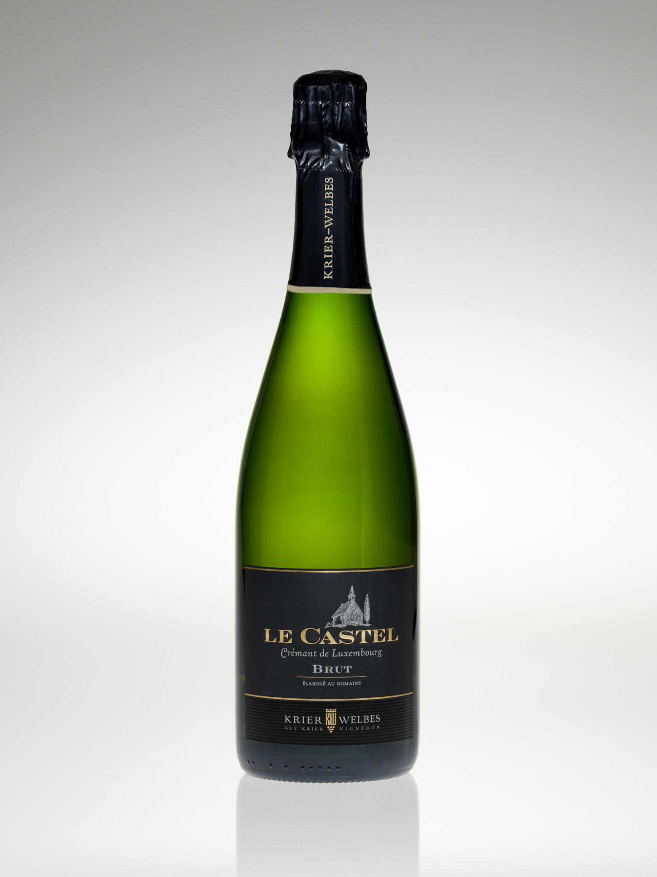 Crémant de Luxembourg, Cuvée Le Castel blanc - brut  - Bio  