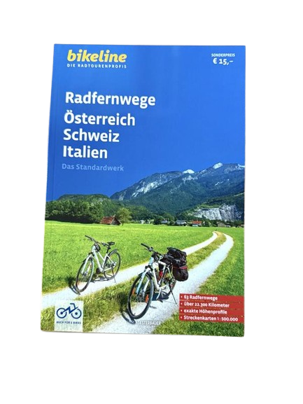 Bikeline Radfernwege Österreich Schweiz Italien