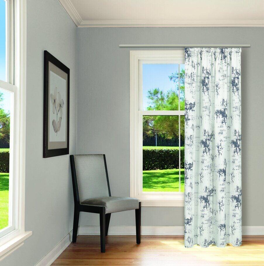 Feel of Nature gray decorative sheer, 140 x 245 cm