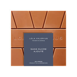 Chocolate bar Lola Valerius - Chocolatier du Luxembourg