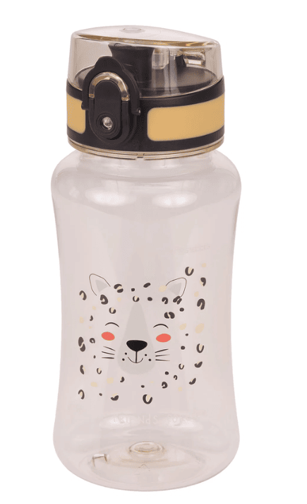 Lässig Tritan Kids' Drinking Bottle 420 ml - About Friends, Leopard